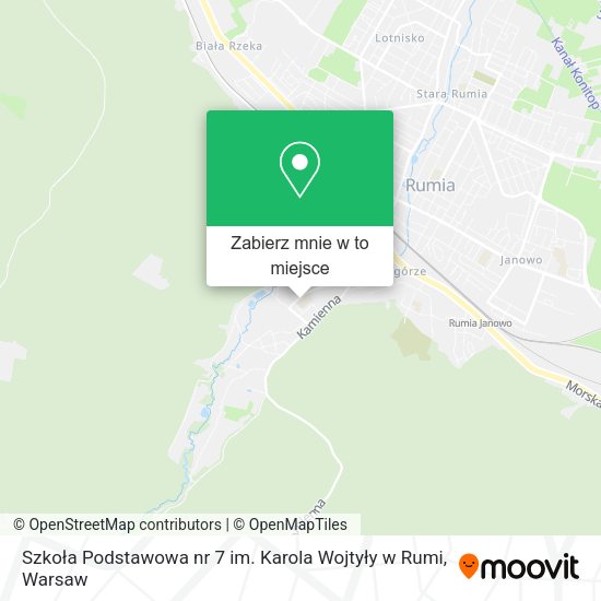 Mapa Szkoła Podstawowa nr 7 im. Karola Wojtyły w Rumi