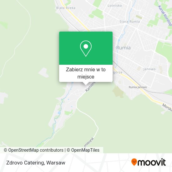 Mapa Zdrovo Catering