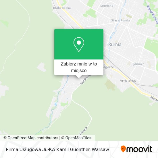 Mapa Firma Usługowa Ju-KA Kamil Guenther