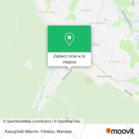 Mapa Kaszyński Marcin. Fitness