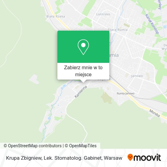 Mapa Krupa Zbigniew, Lek. Stomatolog. Gabinet