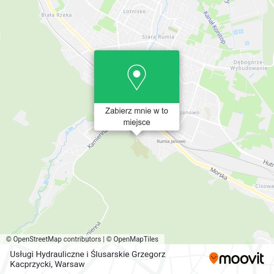 Mapa Usługi Hydrauliczne i Ślusarskie Grzegorz Kacprzycki