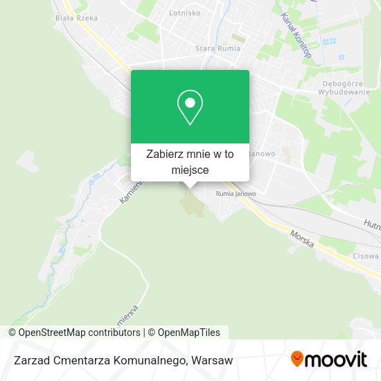 Mapa Zarzad Cmentarza Komunalnego