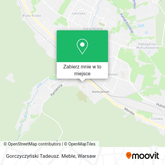 Mapa Gorczyczyński Tadeusz. Meble