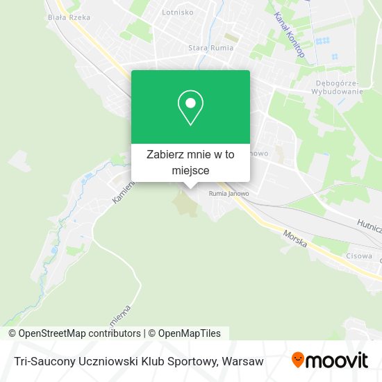 Mapa Tri-Saucony Uczniowski Klub Sportowy