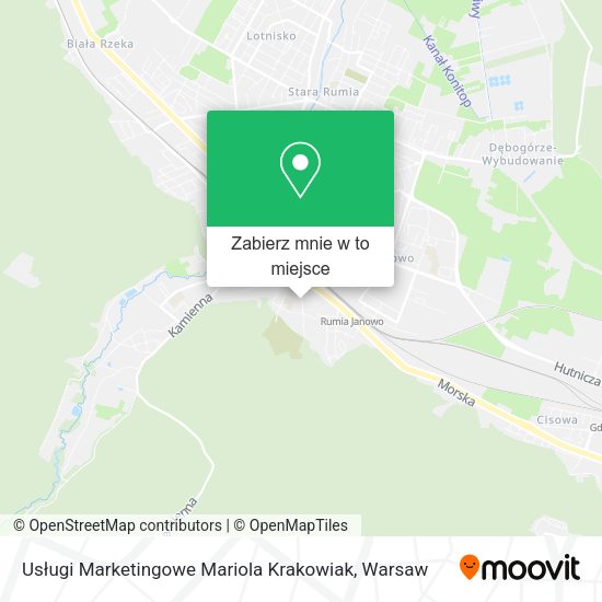 Mapa Usługi Marketingowe Mariola Krakowiak