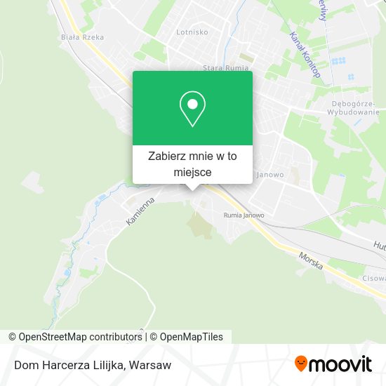 Mapa Dom Harcerza Lilijka