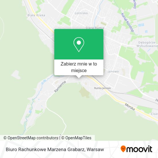 Mapa Biuro Rachunkowe Marzena Grabarz