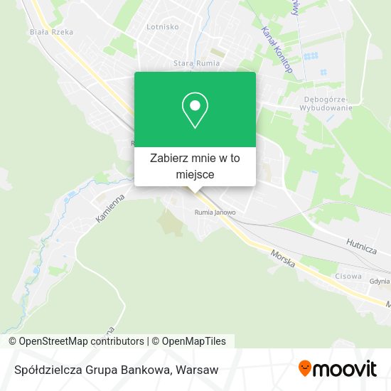 Mapa Spółdzielcza Grupa Bankowa