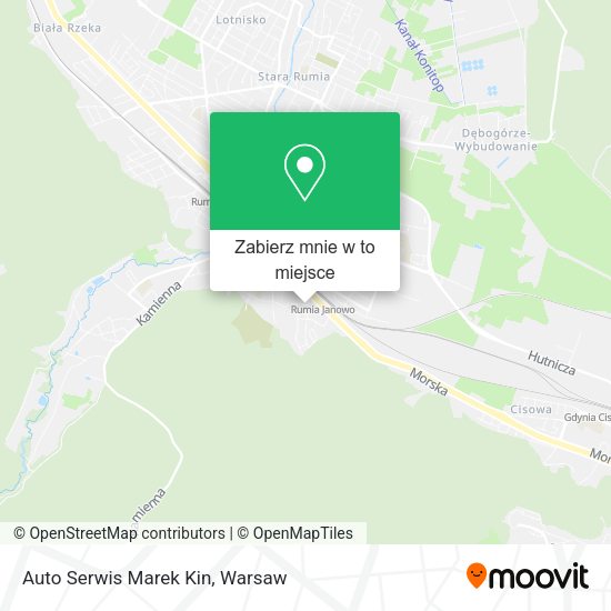 Mapa Auto Serwis Marek Kin