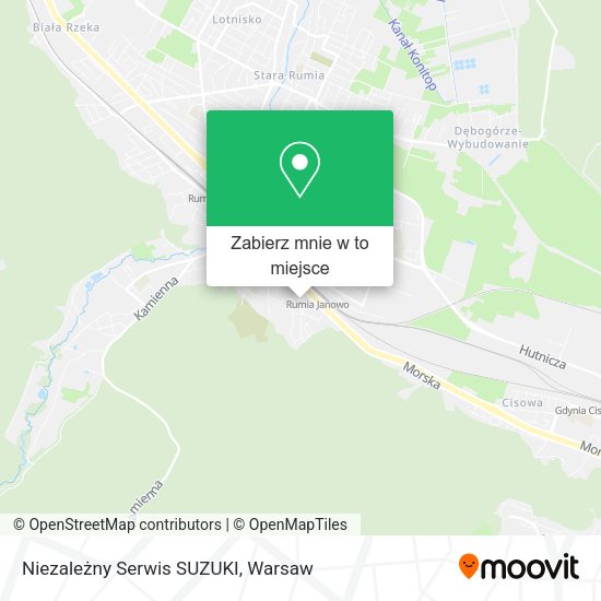 Mapa Niezależny Serwis SUZUKI