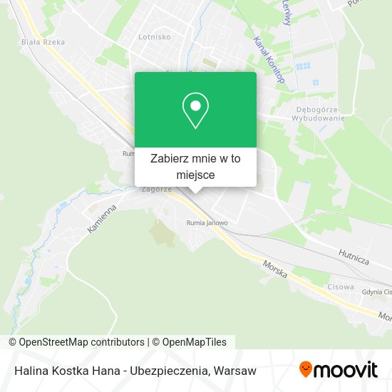 Mapa Halina Kostka Hana - Ubezpieczenia