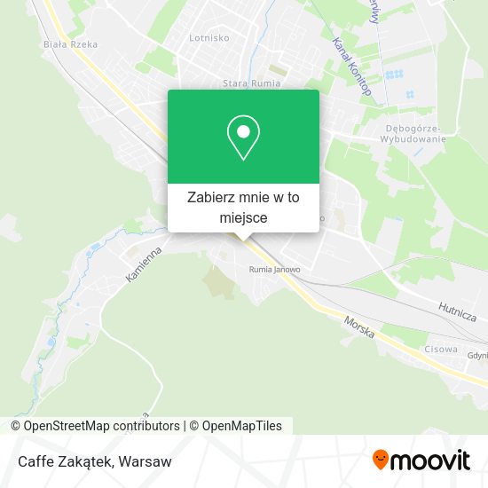 Mapa Caffe Zakątek