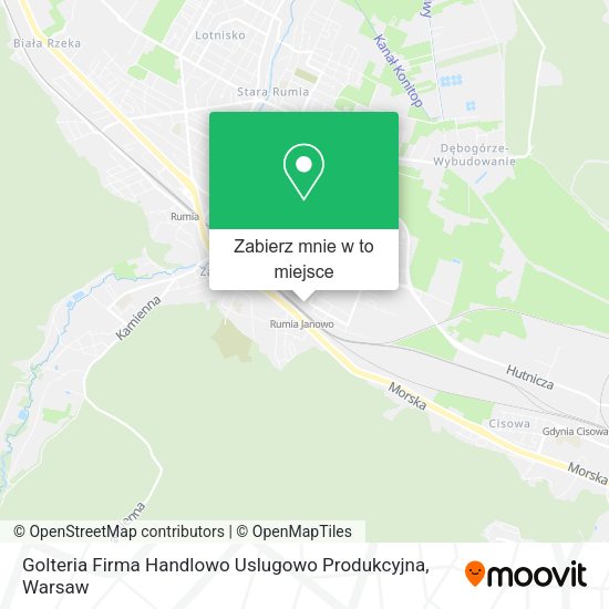 Mapa Golteria Firma Handlowo Uslugowo Produkcyjna