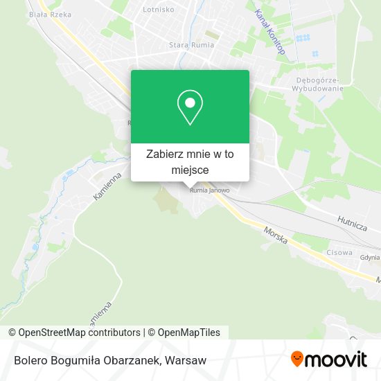 Mapa Bolero Bogumiła Obarzanek