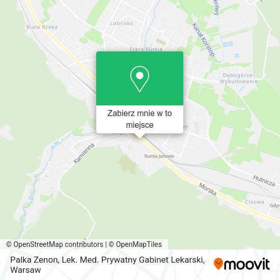 Mapa Palka Zenon, Lek. Med. Prywatny Gabinet Lekarski