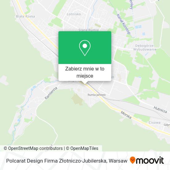 Mapa Polcarat Design Firma Złotniczo-Jubilerska