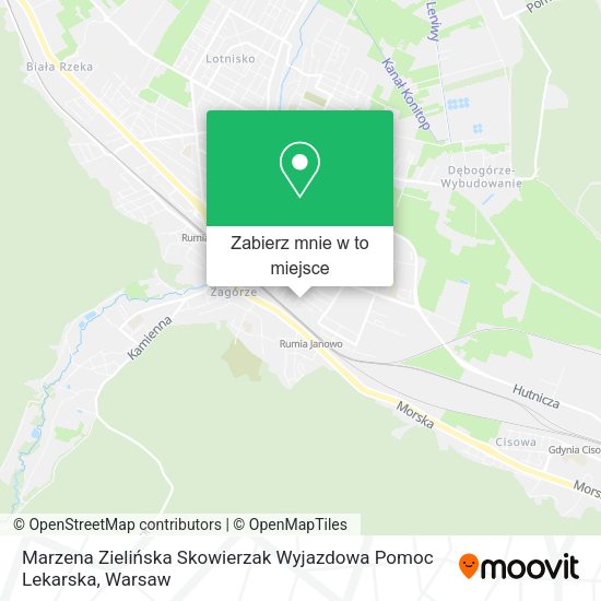 Mapa Marzena Zielińska Skowierzak Wyjazdowa Pomoc Lekarska