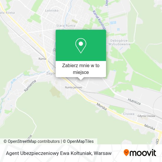 Mapa Agent Ubezpieczeniowy Ewa Kołtuniak