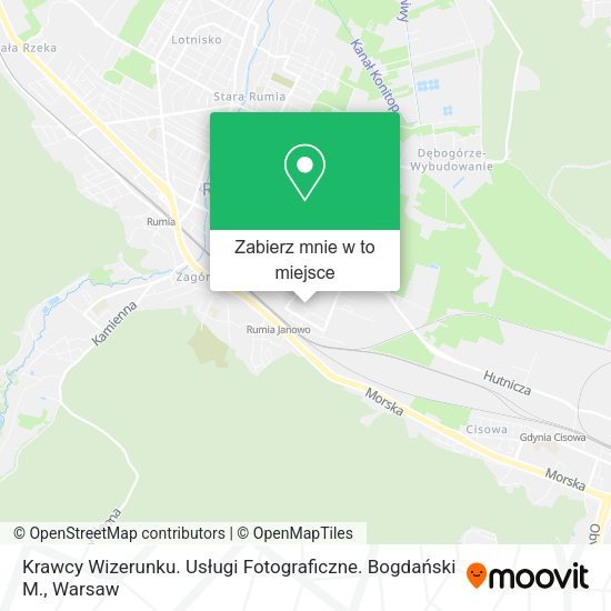 Mapa Krawcy Wizerunku. Usługi Fotograficzne. Bogdański M.