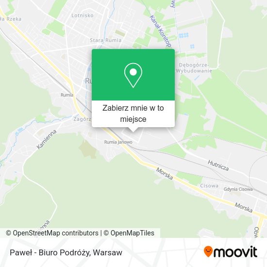 Mapa Paweł - Biuro Podróży