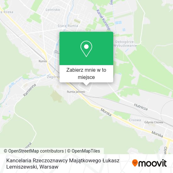 Mapa Kancelaria Rzeczoznawcy Majątkowego Łukasz Lemiszewski