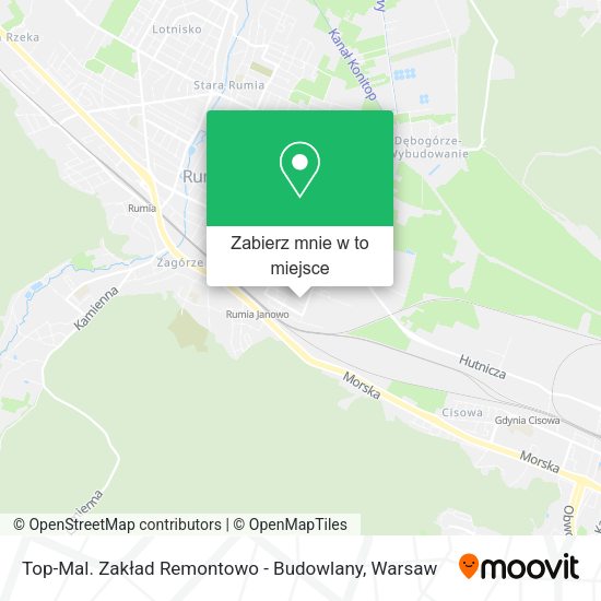 Mapa Top-Mal. Zakład Remontowo - Budowlany