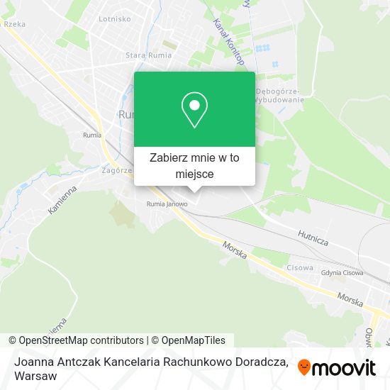 Mapa Joanna Antczak Kancelaria Rachunkowo Doradcza