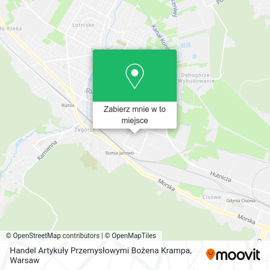 Mapa Handel Artykuły Przemysłowymi Bożena Krampa