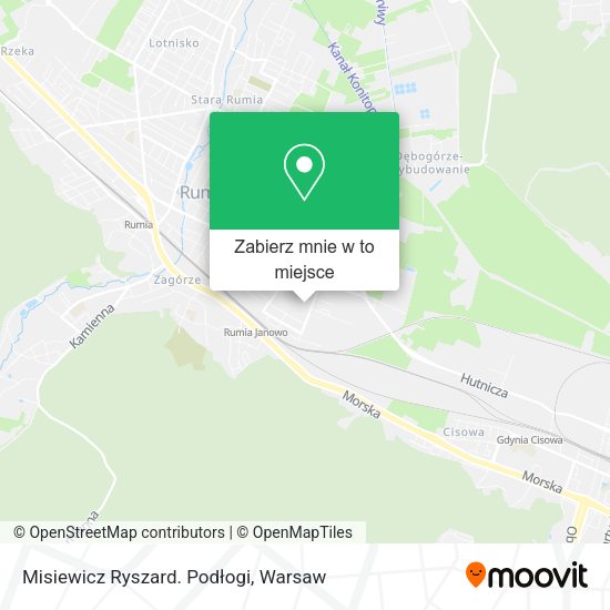 Mapa Misiewicz Ryszard. Podłogi