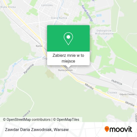 Mapa Zawdar Daria Zawodniak