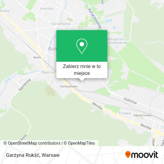 Mapa Garżyna Rukść