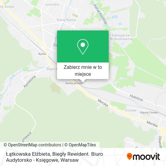 Mapa Łątkowska Elżbieta, Biegły Rewident. Biuro Audytorsko - Księgowe