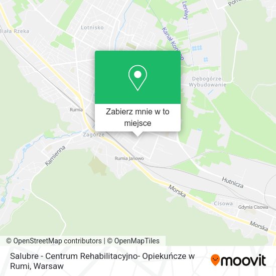 Mapa Salubre - Centrum Rehabilitacyjno- Opiekuńcze w Rumi