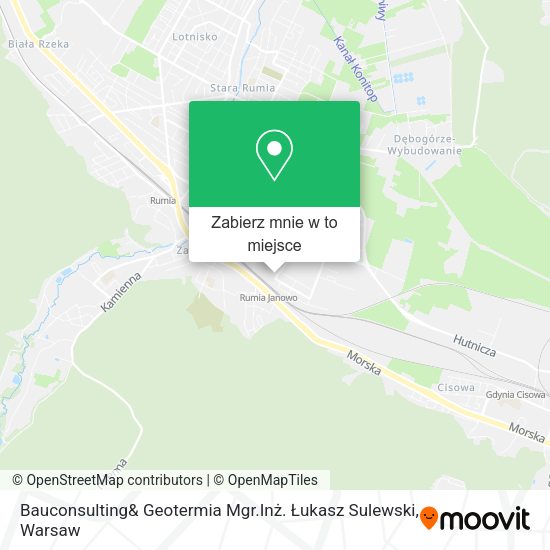 Mapa Bauconsulting& Geotermia Mgr.Inż. Łukasz Sulewski