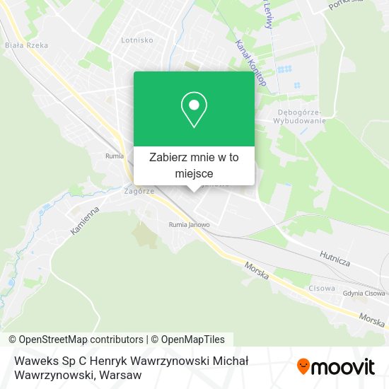 Mapa Waweks Sp C Henryk Wawrzynowski Michał Wawrzynowski