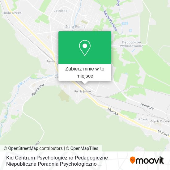 Mapa Kid Centrum Psychologiczno-Pedagogiczne Niepubliczna Poradnia Psychologiczno-Pedagogiczna