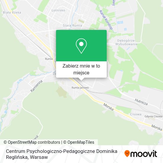 Mapa Centrum Psychologiczno-Pedagogiczne Dominika Reglińska