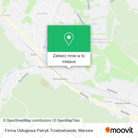 Mapa Firma Usługowa Patryk Trzebiatowski