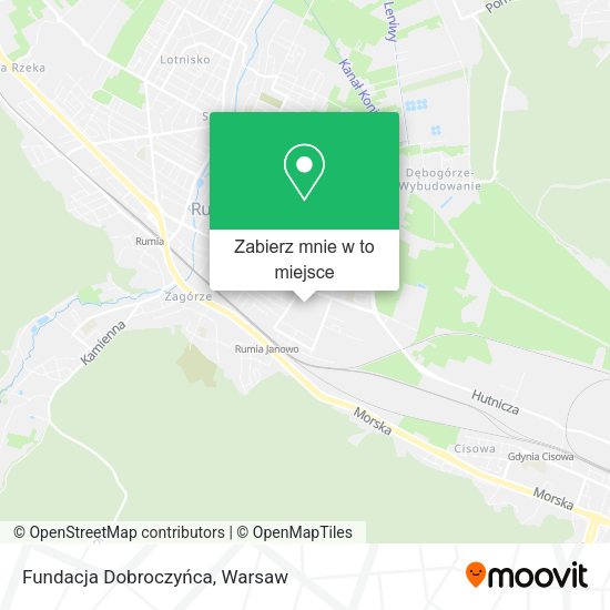 Mapa Fundacja Dobroczyńca