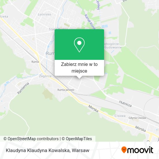 Mapa Klaudyna Klaudyna Kowalska