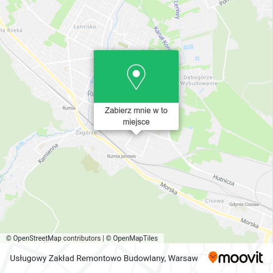 Mapa Usługowy Zakład Remontowo Budowlany