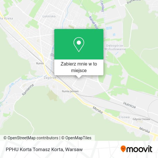 Mapa PPHU Korta Tomasz Korta