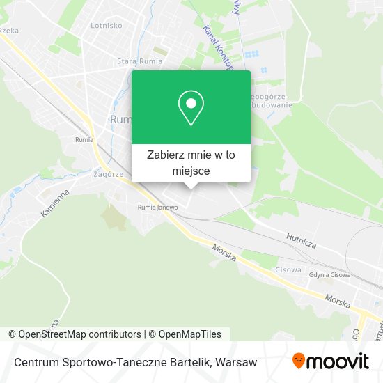 Mapa Centrum Sportowo-Taneczne Bartelik