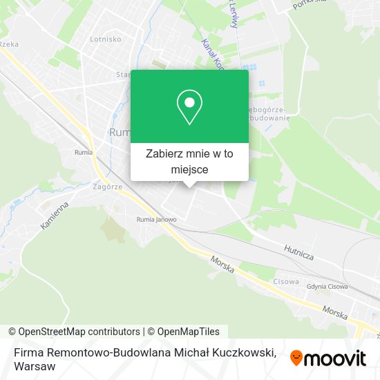 Mapa Firma Remontowo-Budowlana Michał Kuczkowski