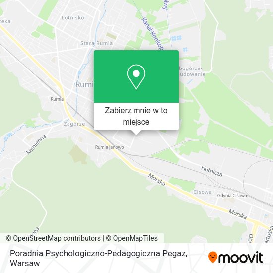 Mapa Poradnia Psychologiczno-Pedagogiczna Pegaz