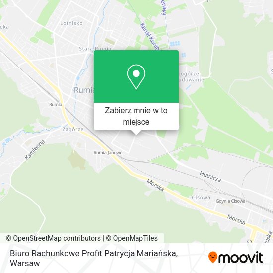 Mapa Biuro Rachunkowe Profit Patrycja Mariańska