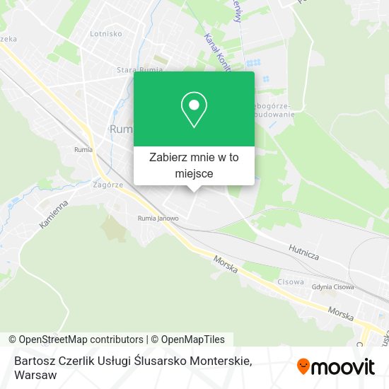 Mapa Bartosz Czerlik Usługi Ślusarsko Monterskie