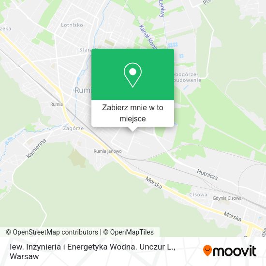 Mapa Iew. Inżynieria i Energetyka Wodna. Unczur L.