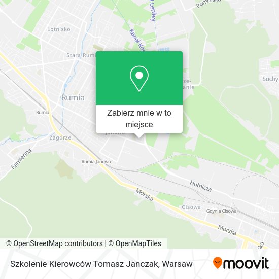 Mapa Szkolenie Kierowców Tomasz Janczak